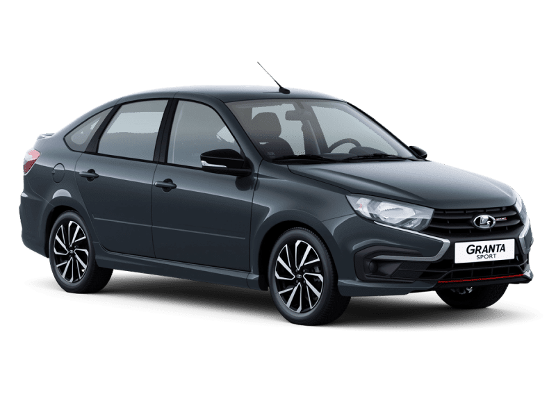 Купить Lada Granta Sport Лифтбек в Тюмени - СЕРЕБРИСТО-ТЕМНО-СЕРЫЙ "БОРНЕО" (633) - МЕТАЛЛИК