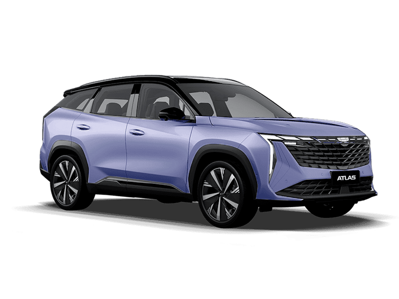 Купить Geely Atlas Новый в Тюмени - Starry Blue / Серо-голубой металлик